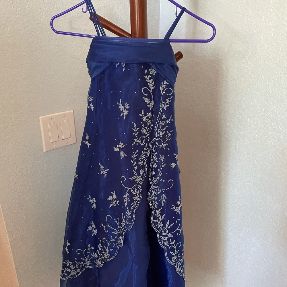 Beautiful blue costume